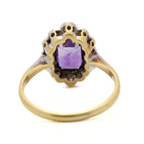 Early 20th Century Diamond & Amethyst Ring