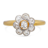 Diamond Daisy Cluster Ring in 18ct Gold