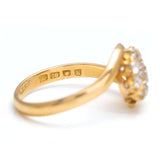 Edwardian Diamond Cluster Ring in 18ct Gold