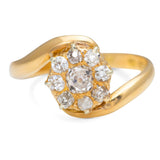 Edwardian Diamond Cluster Ring in 18ct Gold