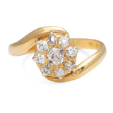 Edwardian Diamond Cluster Ring in 18ct Gold