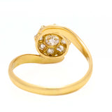 Edwardian Diamond Cluster Ring in 18ct Gold