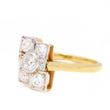 Edwardian Diamond Dress Ring in 18ct Gold & Platinum