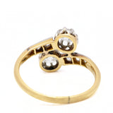 Toi Et Moi Diamond Ring in 18ct Gold & Platinum