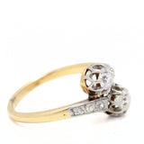 Toi Et Moi Diamond Ring in 18ct Gold & Platinum