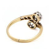 Toi Et Moi Diamond Ring in 18ct Gold & Platinum