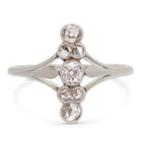 Antique Rose Cut Diamond Dress Ring