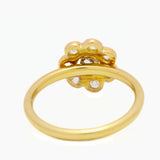 Diamond Daisy Cluster Ring in 18ct Gold